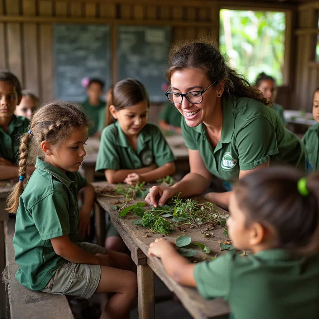 Educação ambiental em escola ribeirinha